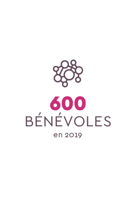 600 bénévoles en 2019
